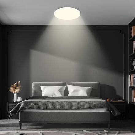 BRILONER Competo stropní svítidlo pr.38 cm - 24W, 2600lm, stmívatelné, hvězdné nebe, CCT teplá - denní bílá, matný nikl 3907016