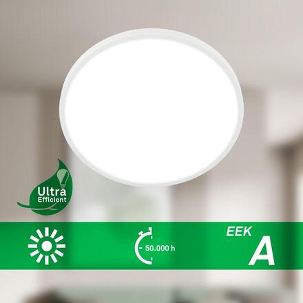 BRILONER Kaida stropní svítidlo pr.33 cm - 12,7W, 2900lm, LED, energetická třída A, neutrální bílá, bílé 3935016
