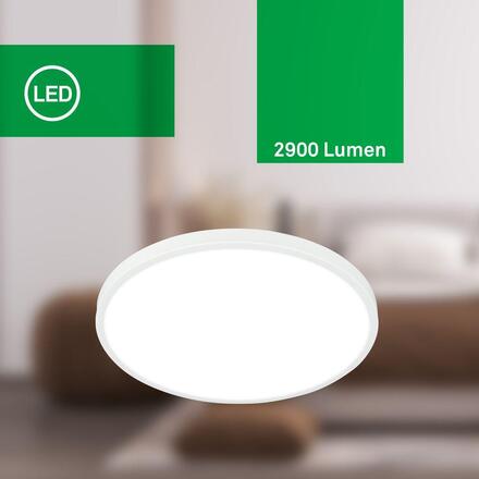 BRILONER Kaida stropní svítidlo pr.33 cm - 12,7W, 2900lm, LED, energetická třída A, neutrální bílá, bílé 3935016