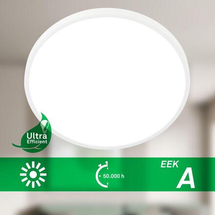 BRILONER Kaida stropní svítidlo pr.38 cm - 17,1W, 3900lm, LED, energetická třída A, neutrální bílá, bílé 3936016