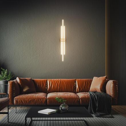 BRILONER Tinka stropní svítidlo 98x16 cm - 30W, 3000lm, LED, teplá bílá, černá 3951035