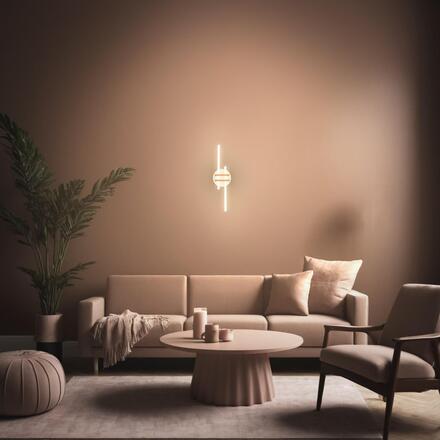 BRILONER Tinka stropní svítidlo 78x16 cm - 18W, 2000lm, LED, teplá bílá, kávová 3953024