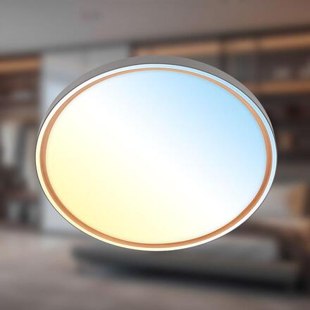 BRILONER Ina stropní svítidlo pr.49 cm - 48W, 5200lm, stmívatelné, LED, dálkový ovladač, CCT, antracit 3956015