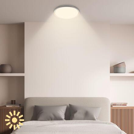 BRILONER Ina stropní svítidlo pr.49 cm - 48W, 5200lm, stmívatelné, LED, dálkový ovladač, CCT, antracit 3956015