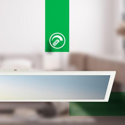 BRILONER Piatto svítidlo LED panel 100x25 cm - 14W, 2900lm, energetická třída A, stmívatelná, CCT, bílé 3987016