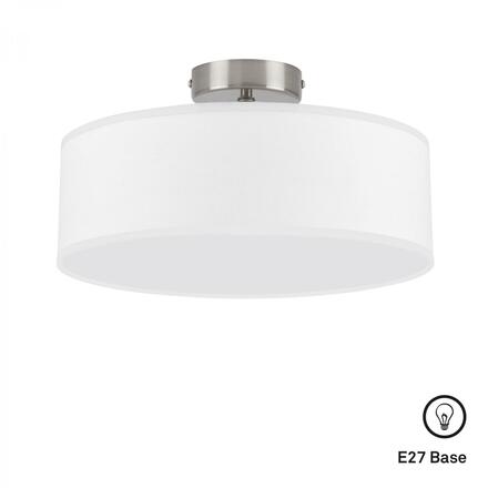 BRILONER textilní stropní svítidlo, pr. 30 cm, max. 40 W, bílé BRILO 3375-026