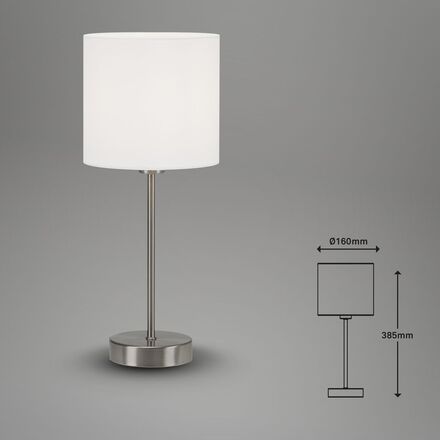 BRILONER Stolní lampa, max. 25 W, 38,5 cm, bílé BRILO 7002016