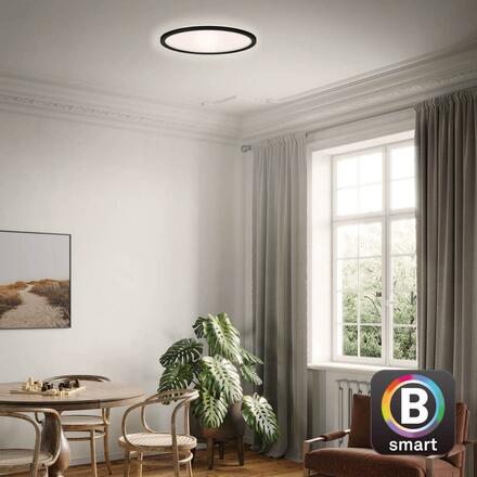 BRILONER CCT svítidlo LED panel, pr. 29,3 cm, 18 W, 2400 lm, černá BRILO 7058-015