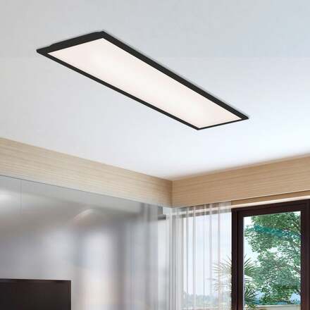 BRILONER Slim svítidlo LED panel, 100 cm, 22 W, černá BRILO 7067015