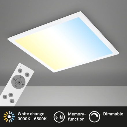 BRILONER CCT svítidlo LED panel 38 cm 21 W 2200lm bílé BRILO 7093016