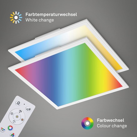 BRILONER RGB LED stropní svítidlo, noční světlo, stmívatelné BRILO 7152-016