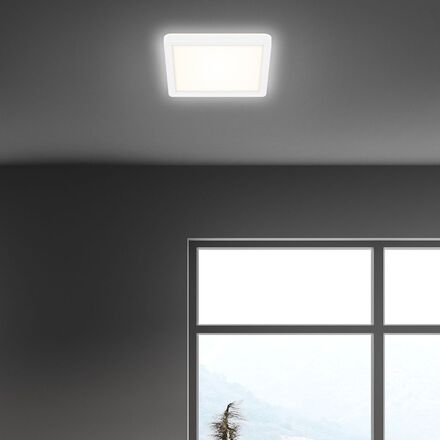 BRILONER Slim svítidlo LED panel, 19 cm, 1400 lm, 12 W, bílé BRILO 7153416