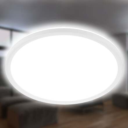 BRILONER Slim svítidlo LED panel, pr. 29,3cm, 2400 lm, 18 W, bílé BRILO 7155416