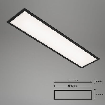 BRILONER CCT svítidlo LED panel, 100 cm, 24 W, 2600 lm, černá BRILO 7167015