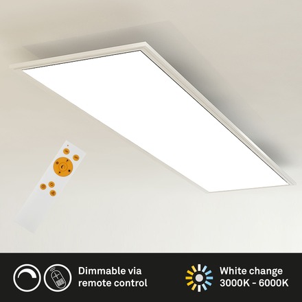 BRILONER CCT svítidlo LED panel, 100 cm, 2200 lm, 24 W, bílé BRILO 7167-016