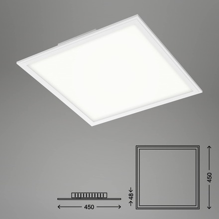 BRILONER CCT svítidlo LED panel, 45 cm, 2400 lm, 24 W, bílé BRILO 7179-016