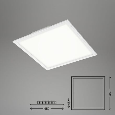 BRILONER CCT svítidlo LED panel, 45 cm, 2400 lm, 24 W, bílé BRILO 7179016