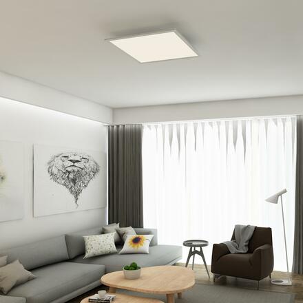 BRILONER Svítidlo LED panel s čidlem, 59,5 cm, 4100 lm, 38 W, bílé BRILO 7188-016