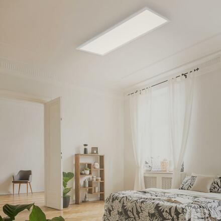 BRILONER Svítidlo LED panel s čidlem, 119,5 cm, 4100 lm, 38 W, bílé BRILO 7189-016