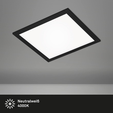 BRILONER Slim svítidlo LED panel, 29,5 cm, 12W , černá BRILO 7191-015