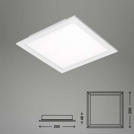 BRILONER CCT svítidlo LED panel, 29,5 cm, 1800 lm, 18 W, bílé BRILO 7194-016