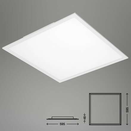 BRILONER CCT svítidlo LED panel, 59,5 cm, 3800 lm, 36 W, bílé BRILO 7195-016
