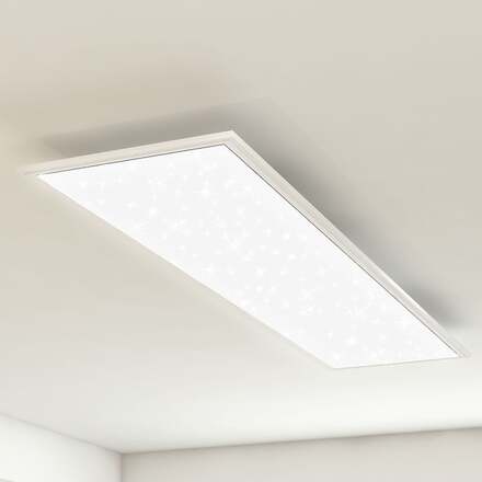 BRILONER Hvězdné nebe svítidlo LED panel, 119,5 cm, 3800 lm, 36 W, bílé BRILO 7304016