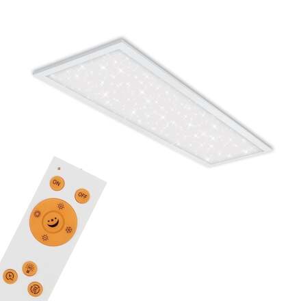 BRILONER Hvězdné nebe svítidlo LED panel, 100 cm, 2200 lm, 24 W, bílé BRILO 7308016