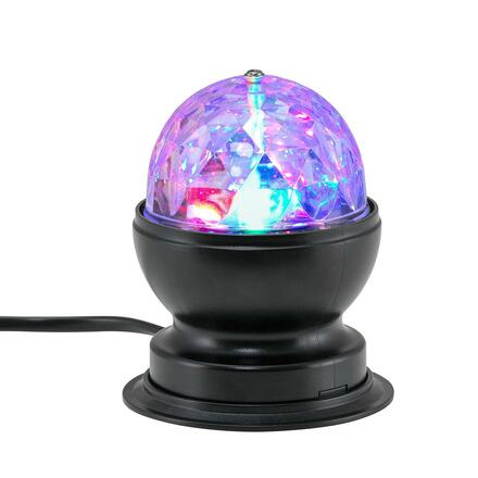 BRILONER RGB LED stolní lampa, pr. 8,8 cm, 3 W, černá BRILO 7347-015