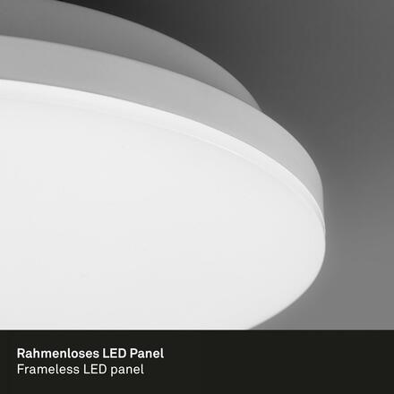BRILONER Bezrámečkový LED panel, pr. 30 cm, 1600 lm, 12 W, bílé BRILO 7377-016