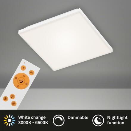 BRILONER Bezrámečkový LED panel, 29,5 cm, 1600 lm, 12 W, bílé BRILO 7378-016