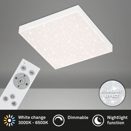 BRILONER CCT svítidlo LED panel, 29,5 cm, 15 W, bílé BRILO 7381-016