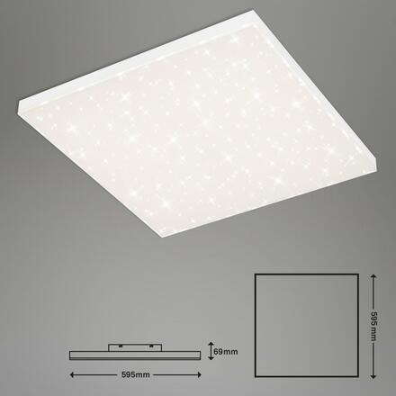 BRILONER CCT svítidlo LED panel, 59,5 cm, 38 W, bílé BRILO 7381-216
