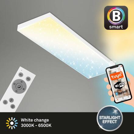 BRILONER Hvězdné nebe CCT svítidlo LED panel, 100 cm, 28 W, 3000 lm, bílé BRILO 7383-016