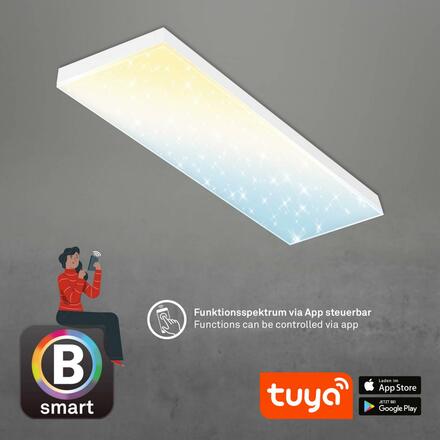 BRILONER Hvězdné nebe CCT svítidlo LED panel, 100 cm, 28 W, 3000 lm, bílé BRILO 7383-016