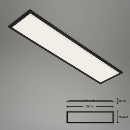 BRILONER CCT svítidlo LED panel, 100 cm, 28 W, 3000 lm, černá BRILO 7385-015