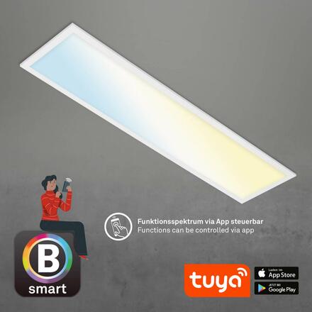 BRILONER CCT svítidlo LED panel, 100 cm, 28 W, 3000 lm, bílé BRILO 7385-016