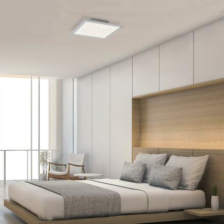 BRILONER Hvězdné nebe svítidlo LED panel, 45 cm, 2200 lm, 22 W, bílé BRILO 7391-016