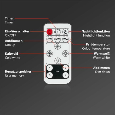 BRILONER Ultraploché CCT svítidlo LED panel, 29,3 cm, LED, 23 W, 3000 lm, černá BRILO 7403-015