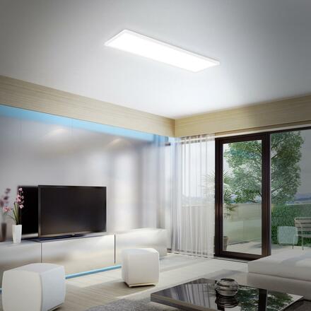 BRILONER Ultraploché RGB/W-svítidlo LED panel s přímé a nepřímé osvětlení, 42 cm, LED, 22 W, 3000 lm, bílé BRILO 7404-016