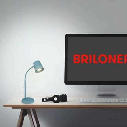 BRILONER Stolní lampa, 38,5 cm, 1x GU10, max. 9W, tyrkysová BRILO 7476010