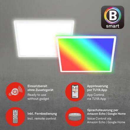 BRILONER B smart RGB/W-svítidlo LED panel, 42 cm, 22 W, 2700 lm, bílé BRILO 7491-016