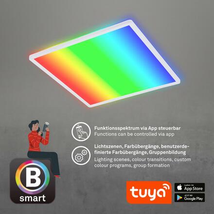 BRILONER B smart RGB/W-svítidlo LED panel, 42 cm, 22 W, 2700 lm, bílé BRILO 7491-016