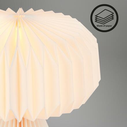 BRILONER Papírová stolní lampa 25 cm 1x E14 max. 6 W bílé BRILO 7493016