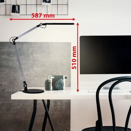 BRILONER CCT LED stolní lampa, 51 cm, 6,6 W, černá BRILO 7509015