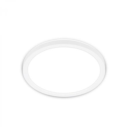 BRILONER Tava LED stropní svítidlo, ploché, přímé a nepřímé osvětlení, 1900 lm, 16 W, bílé, kruhové 24 cm 7515416