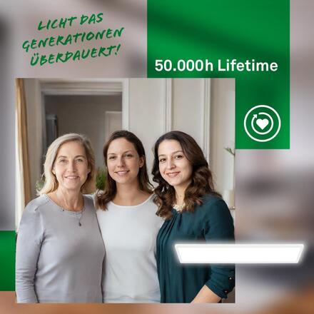 BRILONER Tava A LED stropní svítidlo 98cm, energetická třída A, přímé a nepřímé osvětlení, bílé 7551016