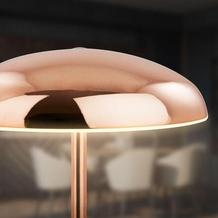 BRILONER Caxa stolní lampa - 2,8W, 300lm, bezdrátová, IP44, LED, stmívatelná, dotykový vypínač, měď 7573013