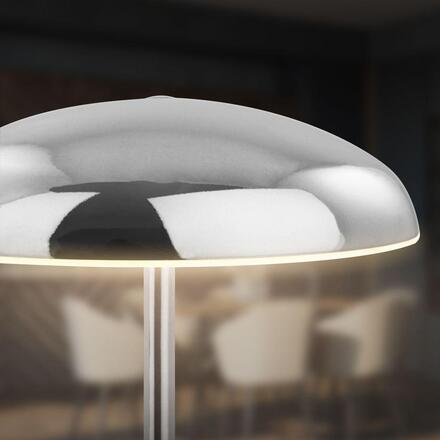 BRILONER Caxa stolní lampa - 2,8W, 300lm, bezdrátová, IP44, LED, stmívatelná, dotykový vypínač, chrom 7573018