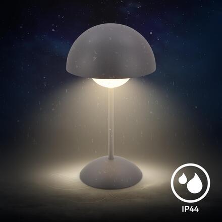 BRILONER Kugle stolní lampička - 3W, 250lm, bezdrátová, LED, stmívatelné, dotykový vypínač, teplá bílá, antracit 7578015